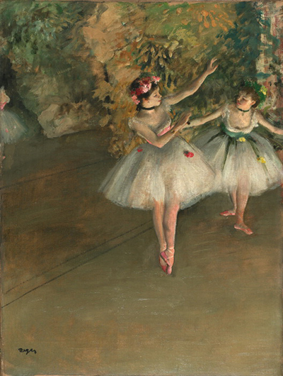 Two Dancers on Stage Edgar Degas